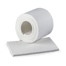 ADHESIVE FELT, 1/8 THICKNESS, WHITE, 5½" X 2½ YDS, 1/BX, SOLD AS BOX MEDICAL 102