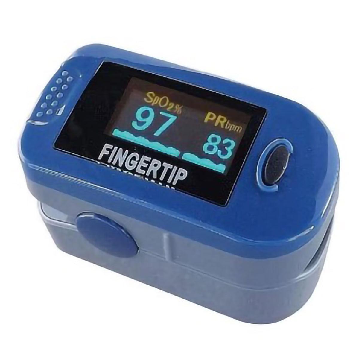 OXIMETER, PULSE FINGERTIP W/SPO2 PR & PULSE BAR/WAVEFORM, 1/EA