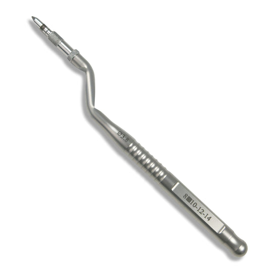 Dental CONVEX OSTEOTOME 3.8mm, BOVX38F - Osung USA