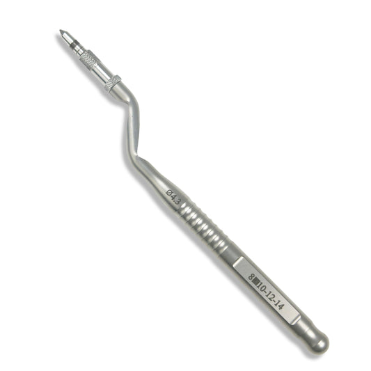 Dental CONVEX OSTEOTOME 4.3mm, BOVX43F - Osung USA