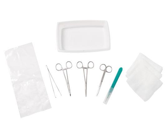 Bioseal Incision & Drainage Tray - Inc40/20 Incision & Drainage Tray, 20/Cs