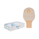 Sur-Fit Natura® Two-Piece Opaque Colostomy Pouch, 10 Inch Length, 1¾ Inch Flange, 10/BX