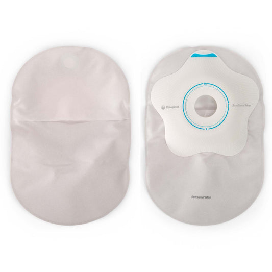 SenSura® Mio Convex Flip 1-Piece Closed End Ostomy Pouch, 40mm Stoma, 10/BX