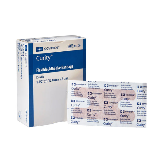Curity™ Adhesive Strip, 1.5 X 3 Inch, 1200/Cs