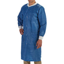 LABMATES® LAB COAT, X-LARGE, BLUE, SOLD AS 50/CASE GRAHAM 85180