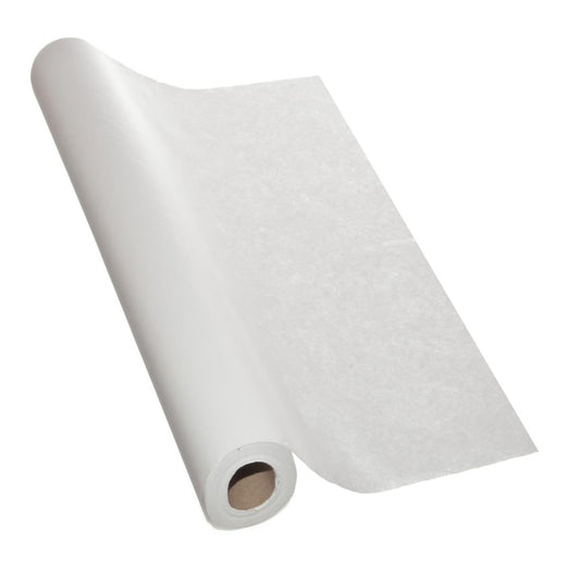 NovaPlus Crepe Table Paper, 21 Inch x 125 Foot, White, 12/CS