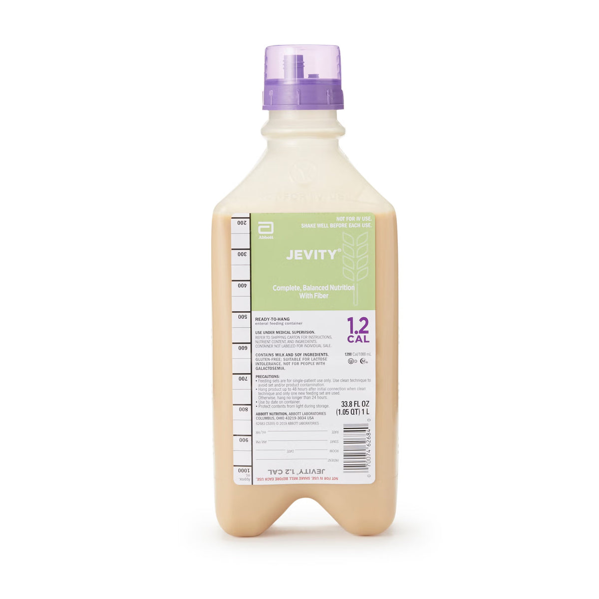 Jevity® 1.2 Cal Tube Feeding Formula, 33.8 oz. Ready to Hang Carton, 8/CS