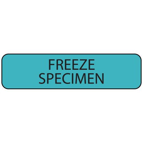 LABEL, FREEZE SPECIMEN BLU 1 1/4"X5/16" (760/RL), 1/RL