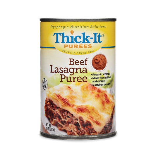 Thick-It® Purée Beef Lasagna Purée Thickened Food, 15-ounce Can, 12/CS