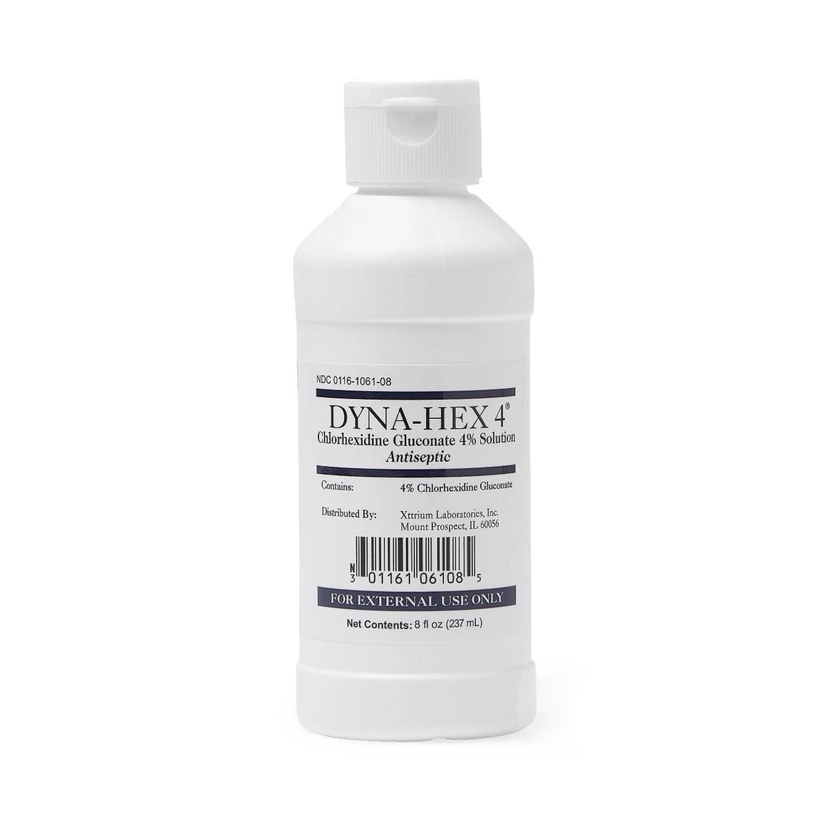 Dyna-Hex 4® Antiseptic Skin Cleanser, 8-ounce Bottle, 24/CS