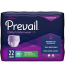 PREVAIL® DAILY UNDERWEAR MAXIMUM ABSORBENT UNDERWEAR, SMALL, SOLD AS 22/BAG FIRST PWC-511