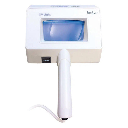 Burton Medical Products Ultraviolet Light with Magnifier, 2 UV Bulbs, 1/EA
