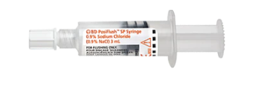 Bd Posiflush Normal Saline Syringes Saline Syringe W/Cannula 1Reg Rod 30/Sp 4Sp/Cs