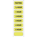 LABEL, FASTING YLW (100/PK), 100/PK