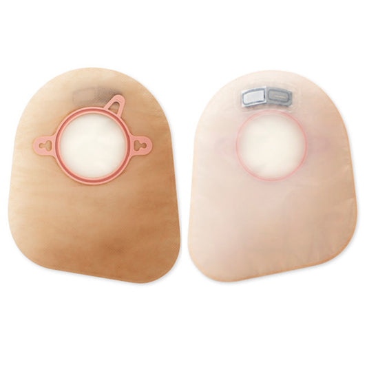 New Image™ 2-Piece Transparent Ostomy Pouch, Pre-cut to Fit 57 mm, Red Match, 60/BX