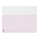 PHILIPS ECG RECORDING PAPER THERMAL 8.5X11 Z-FOLD RED GRID M3707A, SOLD AS 1600/CASE PRECISION M3707A