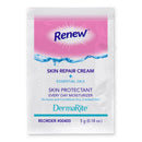 RENEW™ MOISTURIZER SKIN REPAIR + ESSENTIAL OILS SKIN PROTECTANT, SOLD AS 144/BOX DERMARITE 00400