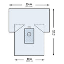MCKESSON STERILE LOWER EXTREMITY DRAPE, 114 X 88 X 126 INCH, SOLD AS 1/PACK MCKESSON 183-I80-09157G-S