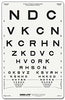 CHART, EYE SLOAN LETTER PROPORTIONALLY SPACED 10", 1/EA