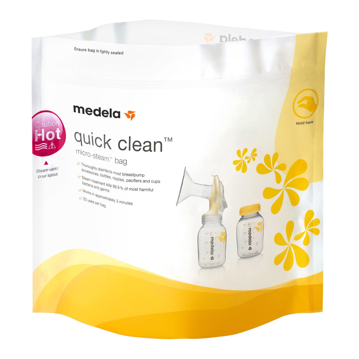 Medela Quick Clean™ Micro-Steam™ Bags, 12/Cs