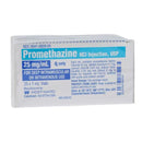 PROMETHAZINE HCL INJ SDV, 25MG/ML, 25X1ML/BX, SOLD AS BOX INSOURCE, 10000061