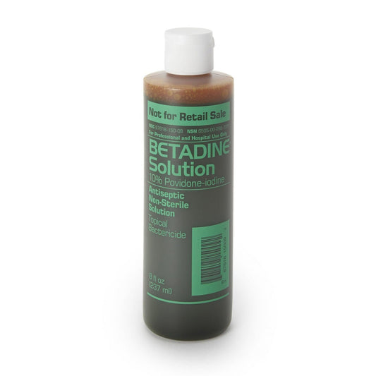 Betadine® 10% Povidone-Iodine First Aid Antiseptic Solution, 8-Ounce Bottle, 24/Cs