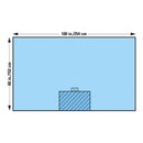 ORTHO BAR DRAPE, 100" X 60", STERILE, INDIVIDUALLY WRAPPED, 18/CS, SOLD AS CASE O&M 10000979