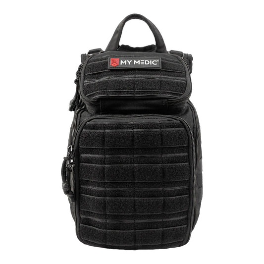 My Medic Recon First Aid Kit Backpack With Emergency Medical Supplies, Black, 1/Ea
