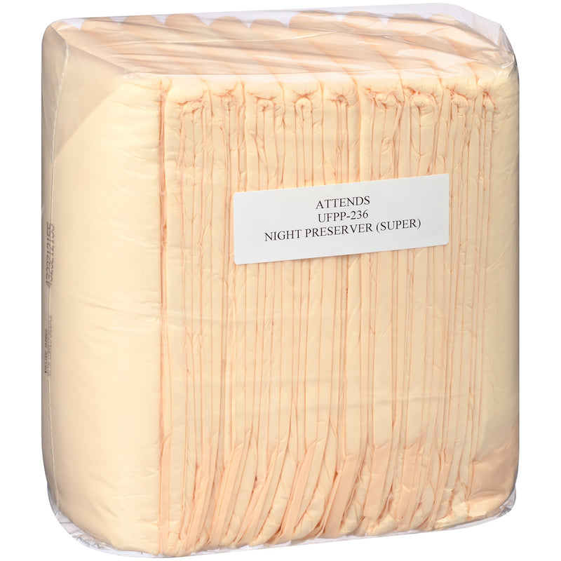 ATTENDS® CARE NIGHT PRESERVER UNDERPADS, SOLD AS 150/CASE ATTENDS UFPP-236