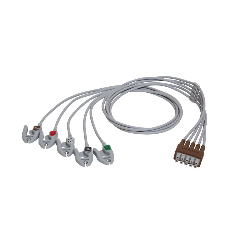 CANADIAN MEDICAL LEADWIRES - 1/4" STEREO SERIES. LEADWIRE STR STEREO GOLD72 LEAD IVRY BLK/BLK (DROP), EACH