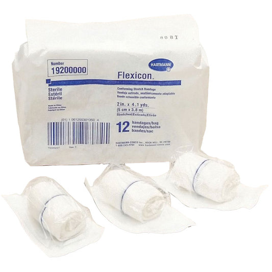 Flexicon® Sterile Conforming Bandage, 2 Inch X 4-1/10 Yard, 1-Ply, 96/Cs