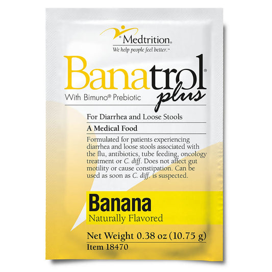 Banatrol® Plus With Bimuno® Prebiotic Medical Food, Banana Flavor, 75/Cs