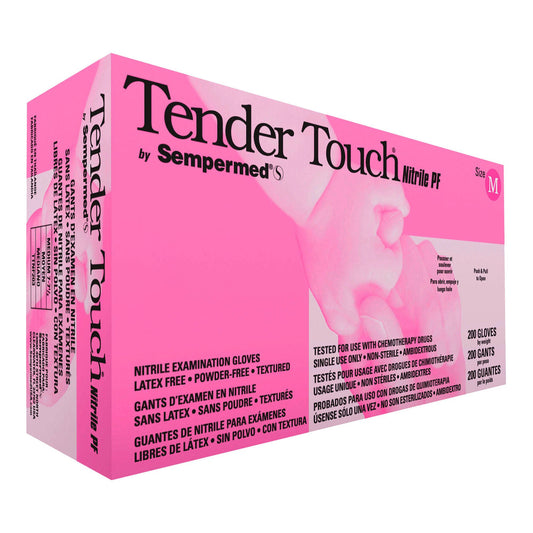 Tender Touch® Nitrile Exam Glove, Medium, Lavender, 2000/Cs