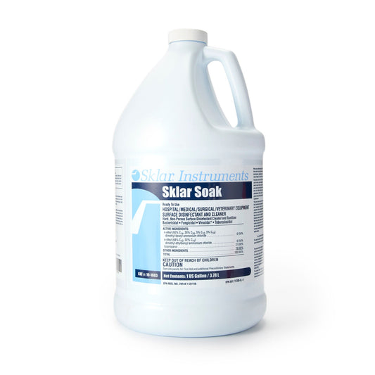 Sklar Soak™ Instrument Detergent / Presoak, 1 Gal Jug, 4/Cs