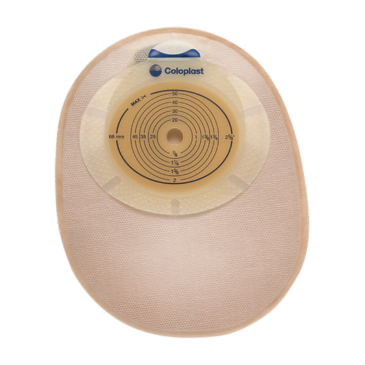 SenSura® Flat 1-Piece Closed End Opaque Ostomy Pouch, 10 – 76mm Stomas, 30/BX
