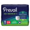 Prevail® Maximum Absorbent Underwear, Small / Medium, 72/CS