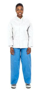 Cardinal Health Lab Coats And Lab Jackets Jacket Lab Knit Coll/Cuff 3Xldisp Wht 25/Cs -2304LJ - BriteSources