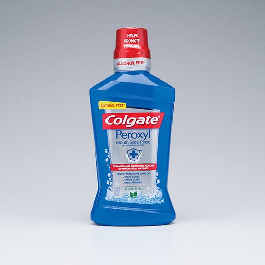 Colgate Peroxyl 1.5% Hydrogen Peroxide Mouth Sore Rinse Mild Mint, 1/Ea