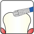 Pear 1.8 mm Dia. Extra Coarse Grit Diamond Bur 5 per pack. 237.18EC3 - Osung USA