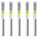 Pear 2.1 mm Dia. Extra Fine Grit Diamond Bur 5 per pack. 237.21EF1 - Osung USA
