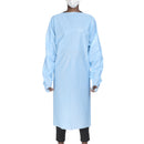 MCKESSON OPEN BACK OVER-THE-HEAD PROTECTIVE PROCEDURE GOWN, UNIVERSAL, BLUE, SOLD AS 75/CASE MCKESSON 18-8576A