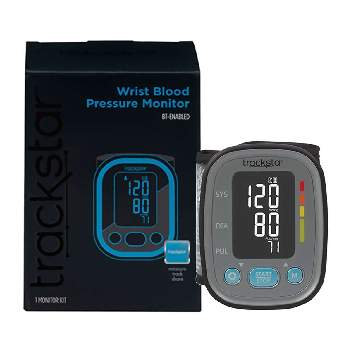Monitor, Bp Trackstar Smart Automatic Wrist (24/Cs), 1/Ea