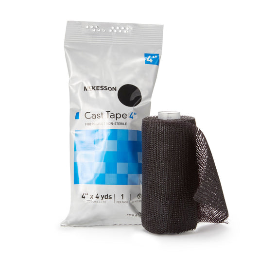 Mckesson Black Cast Tape, 4 Inch X 4 Yard, 10/Bx