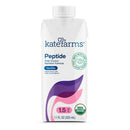 KATE FARMS® PEPTIDE 1.5 VANILLA SOLE-SOURCE NUTRITION FORMULA, 11-OUNCE CARTON, SOLD AS 1/EACH KATE 851823006386