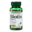 NATURE'S BOUNTY® VITAMIN B-7 BIOTIN SUPPLEMENT, SOLD AS 1/BOTTLE US 74312134302