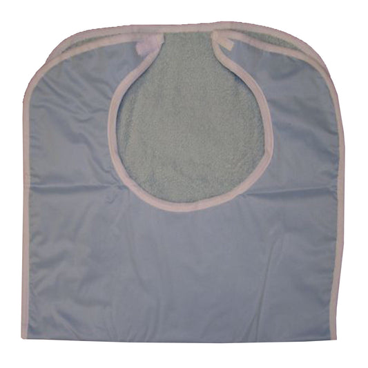 Bib, Adult Terry Vnyl Backingblu 15X30" (12/Dz), 12/Dz