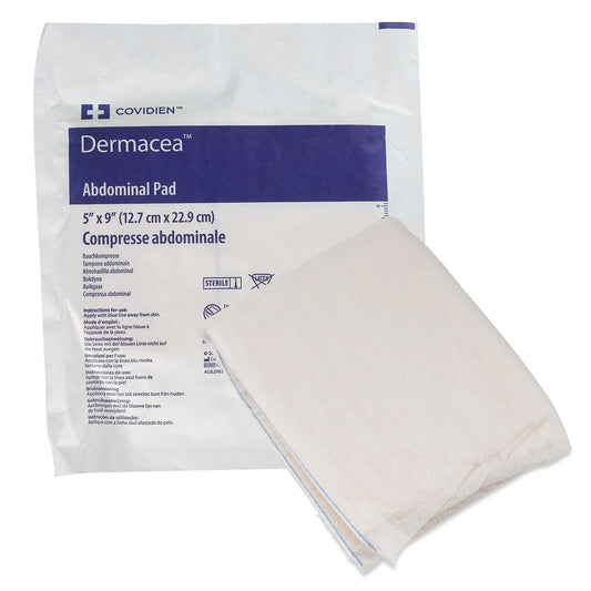 Dermacea™ Abdominal Pad, 5 X 9 Inch, 880/Cs