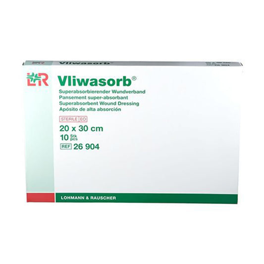 DRESSING, WOUND VLIWASORB SUPER ABSRB 8"X12" (10/BX), 10/BX