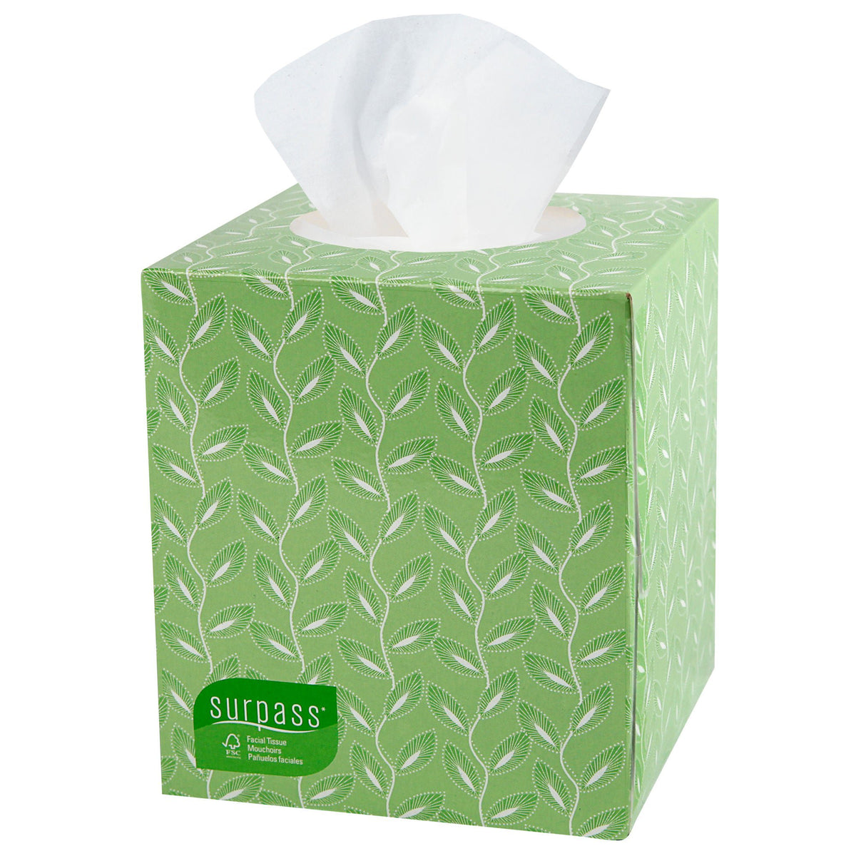 Surpass® Facial Tissue, Boutique Box, 36/Cs