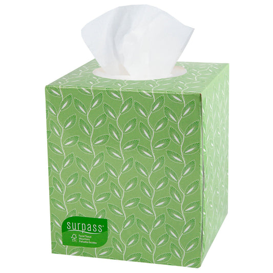 Surpass® Facial Tissue, Boutique Box, 36/Cs